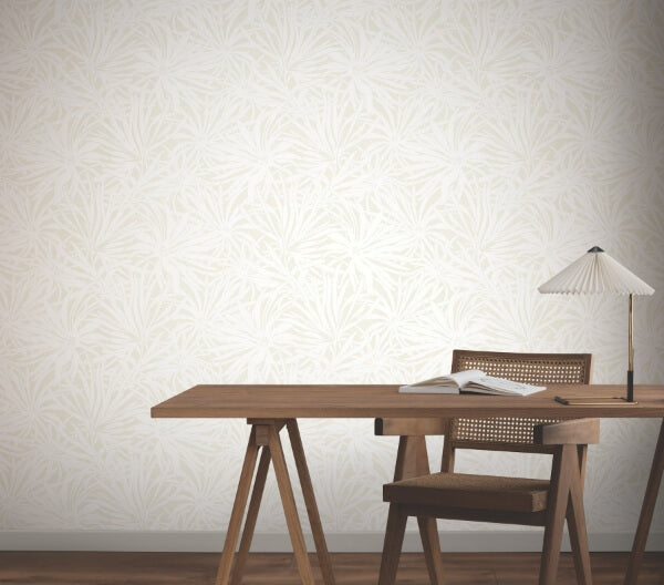 Floral Canopy Cream Wallpaper