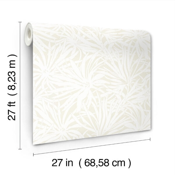 Floral Canopy Cream Wallpaper