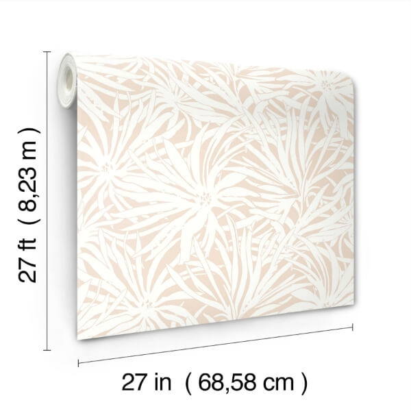 Floral Canopy Blush Wallpaper