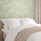 Floral Canopy Olive Wallpaper