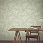 Floral Canopy Olive Wallpaper
