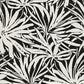 Floral Canopy Black Mural