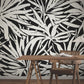 Floral Canopy Black Mural