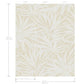 Floral Canopy Beige Mural