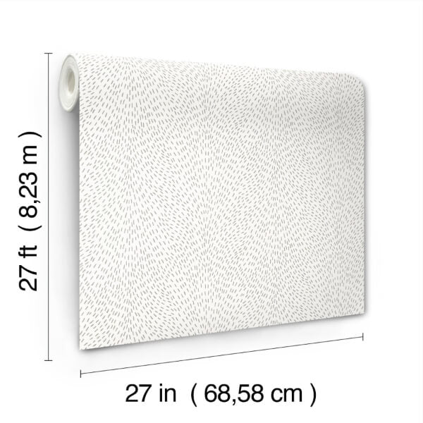 Dew Drop White Wallpaper