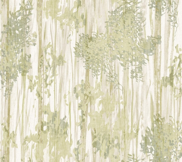 Aspen Grove Green Wallpaper