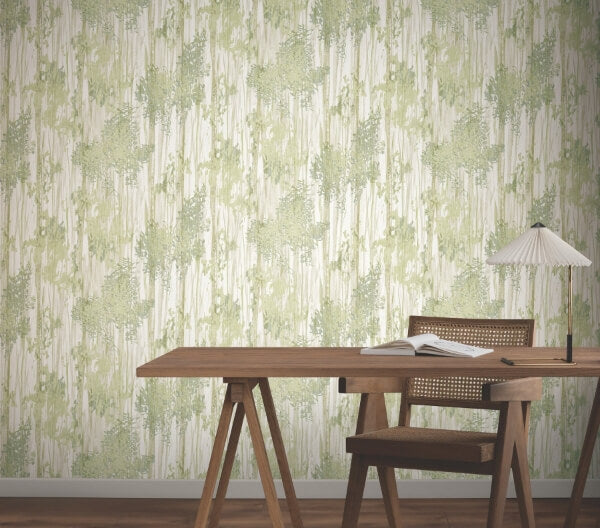 Aspen Grove Green Wallpaper