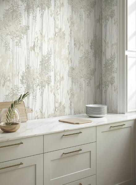 Aspen Grove Grey Wallpaper