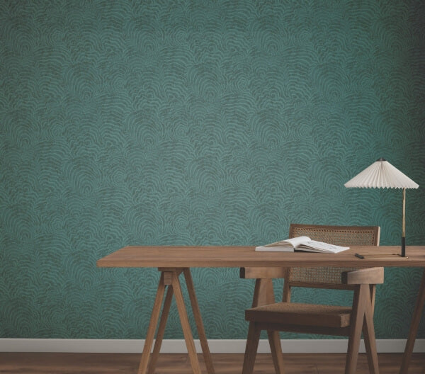 Ocean Jasper Teal Wallpaper