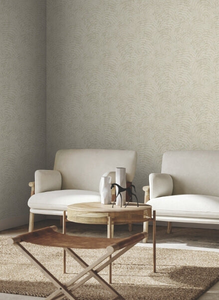 Ocean Jasper Beige Wallpaper