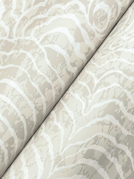 Ocean Jasper White Wallpaper