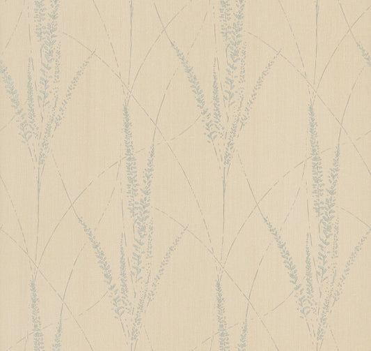 Graceful Willow Putty Wallpaper
