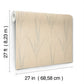Graceful Willow Putty Wallpaper