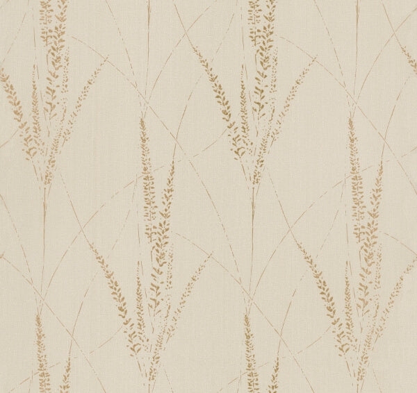 Graceful Willow Pale Straw Wallpaper