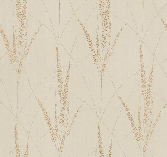 Graceful Willow Pale Straw Wallpaper