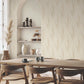 Graceful Willow Pale Straw Wallpaper
