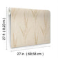 Graceful Willow Pale Straw Wallpaper