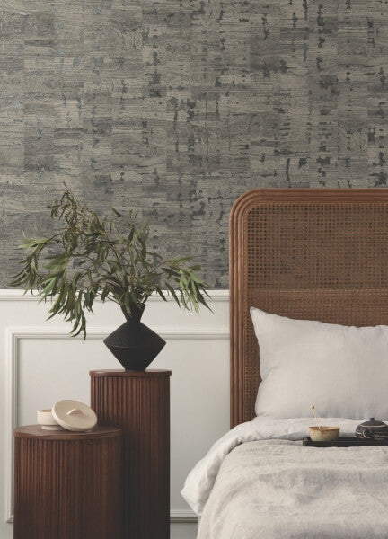 Pop The Cork Charcoal Wallpaper
