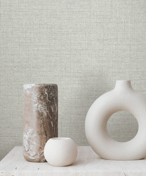 Hillswick Tweed Pewter Wallpaper