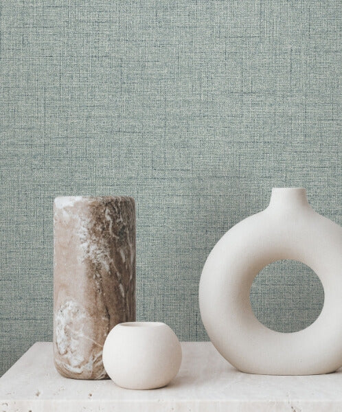 Hillswick Tweed Indigo Wallpaper
