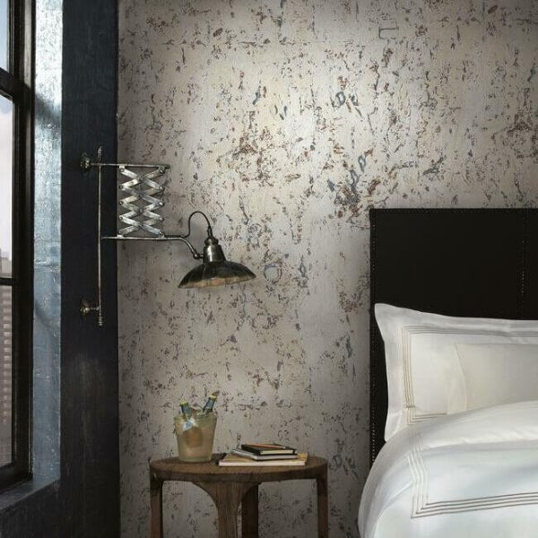 Cork White Wallpaper