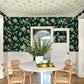 Fanciful Dark Green Wallpaper