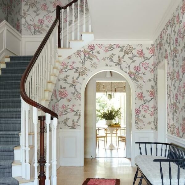 Fanciful Beige Wallpaper