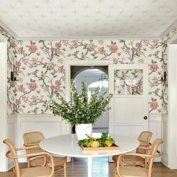 Fanciful Beige Wallpaper