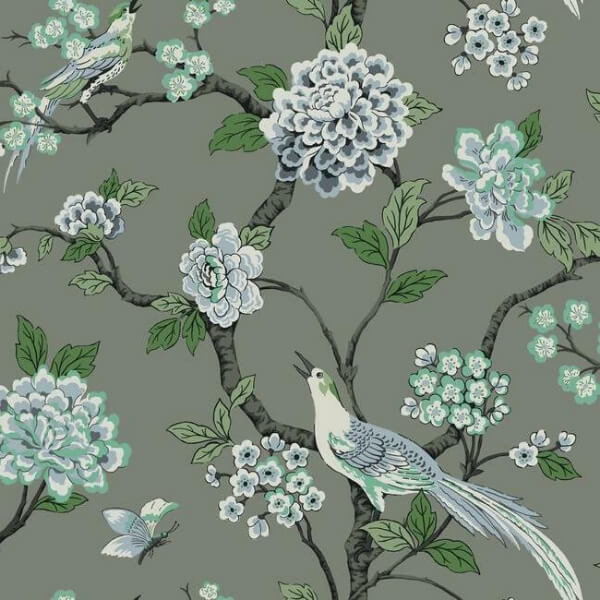 Fanciful Grey Wallpaper