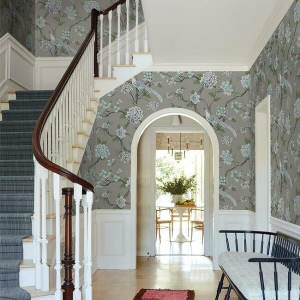 Fanciful Grey Wallpaper