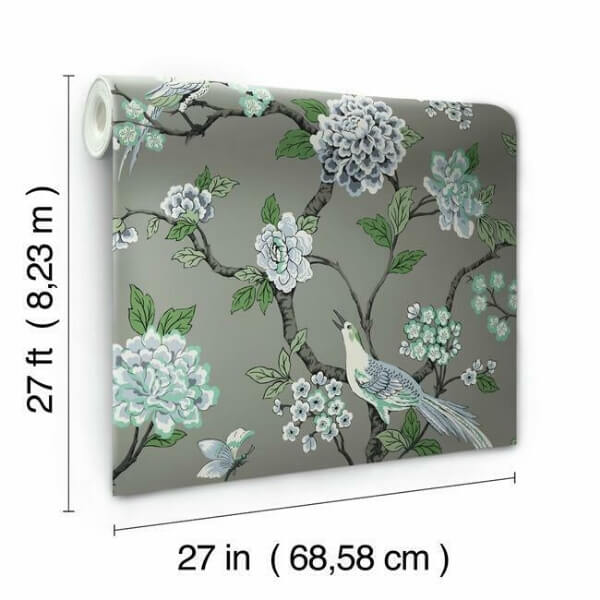 Fanciful Grey Wallpaper