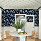 Fanciful Navy Wallpaper