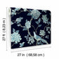 Fanciful Navy Wallpaper