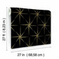 Evening Star Black Wallpaper