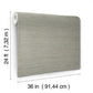 Painted Hemp Light Grey Wallpaper