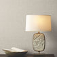 Sheer Linen Silver Lining Wallpaper