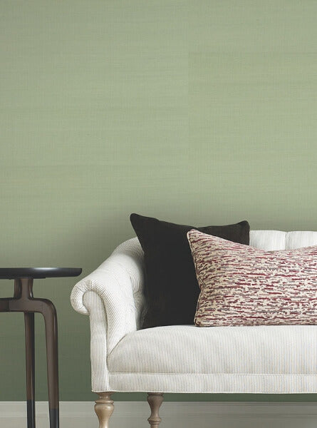 Maguey Sisal Soft Sage Wallpaper