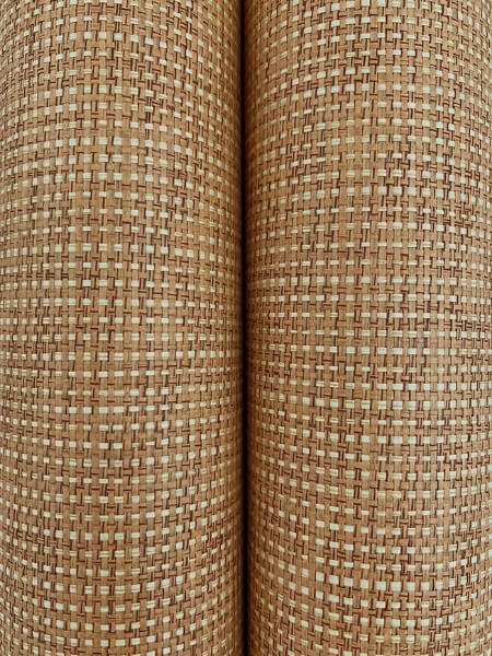 Check Paperweave Saddle Weave Wallpaper