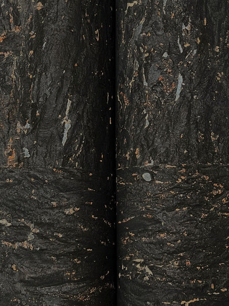 Caldera Cork Black Wallpaper