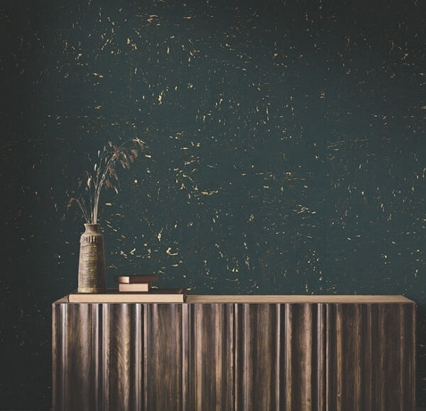 Caldera Cork Teal Wallpaper