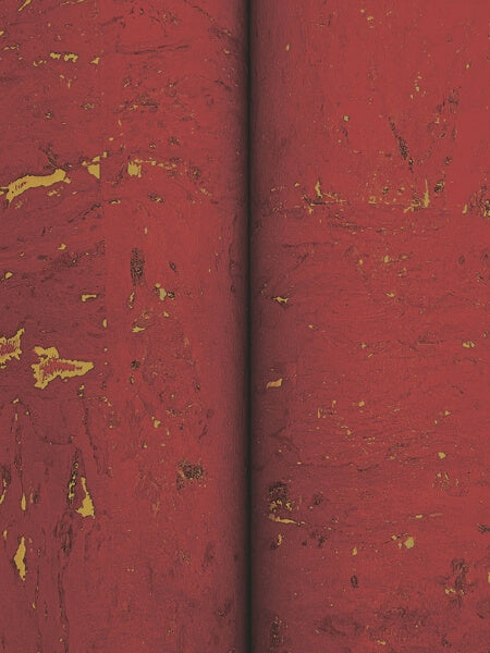 Caldera Cork Crimson Wallpaper