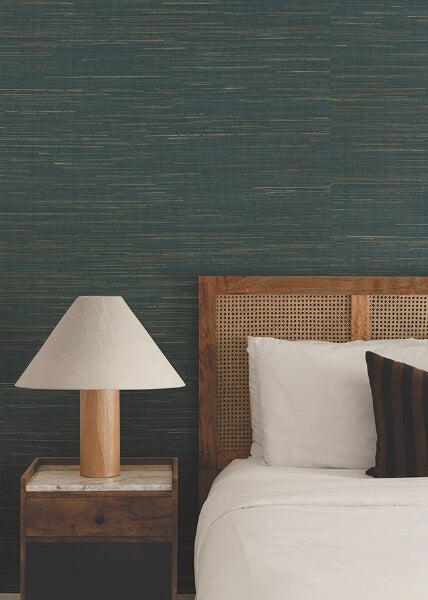 Multicolored Hemp Blue Wallpaper