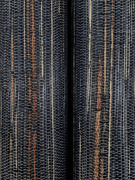 Multicolored Hemp Navy Wallpaper