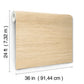 Horizontal Jute Oatmeal Wallpaper
