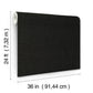 Jute Weave Black Wallpaper