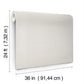 Linen Sunrise White Wallpaper