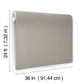 Linen Sunrise Grey Wallpaper