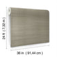 Glistening Sisal Feathered Wallpaper