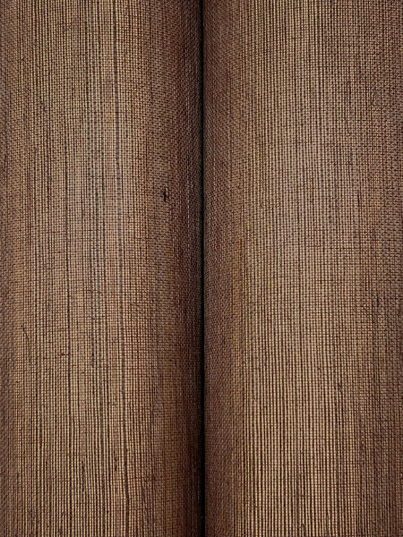 Glistening Sisal Friar Brown Wallpaper