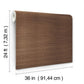 Glistening Sisal Friar Brown Wallpaper